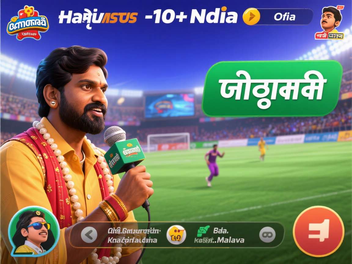 Smash Hit Table Tennis India Indian Characters with game logo watermark